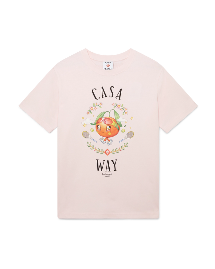 Casa Way Orange Mascot Short Sleeve T-Shirt