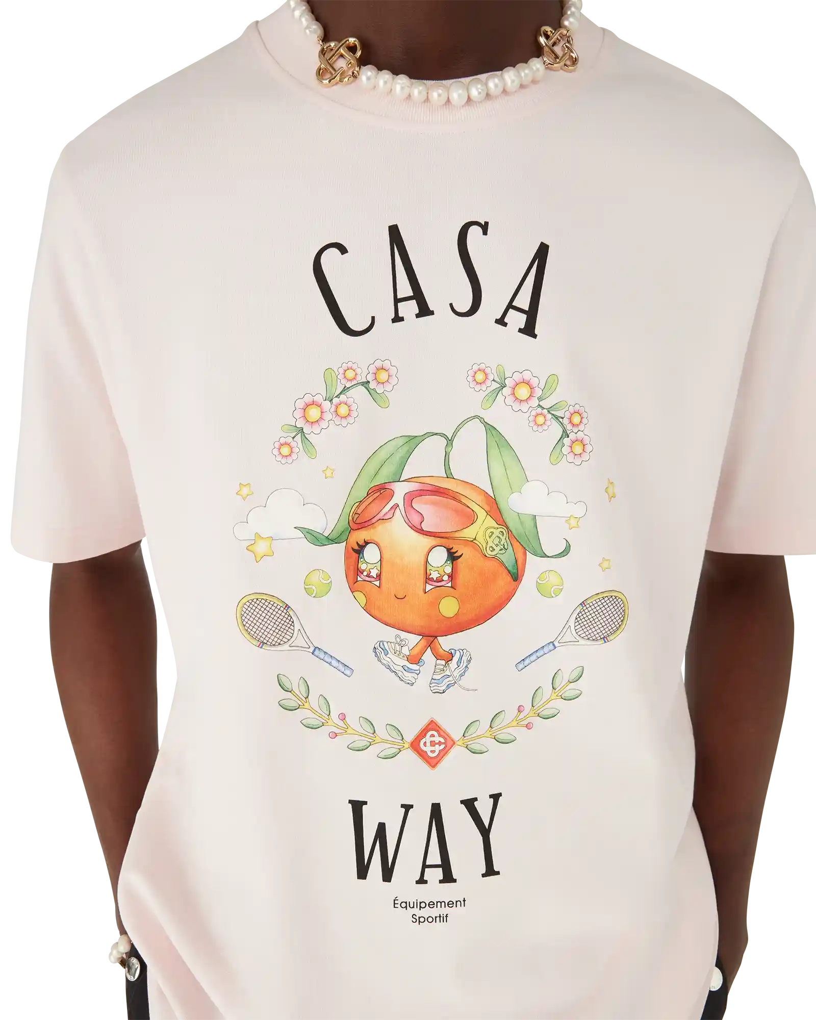 Casa Way Orange Mascot Short Sleeve T-Shirt