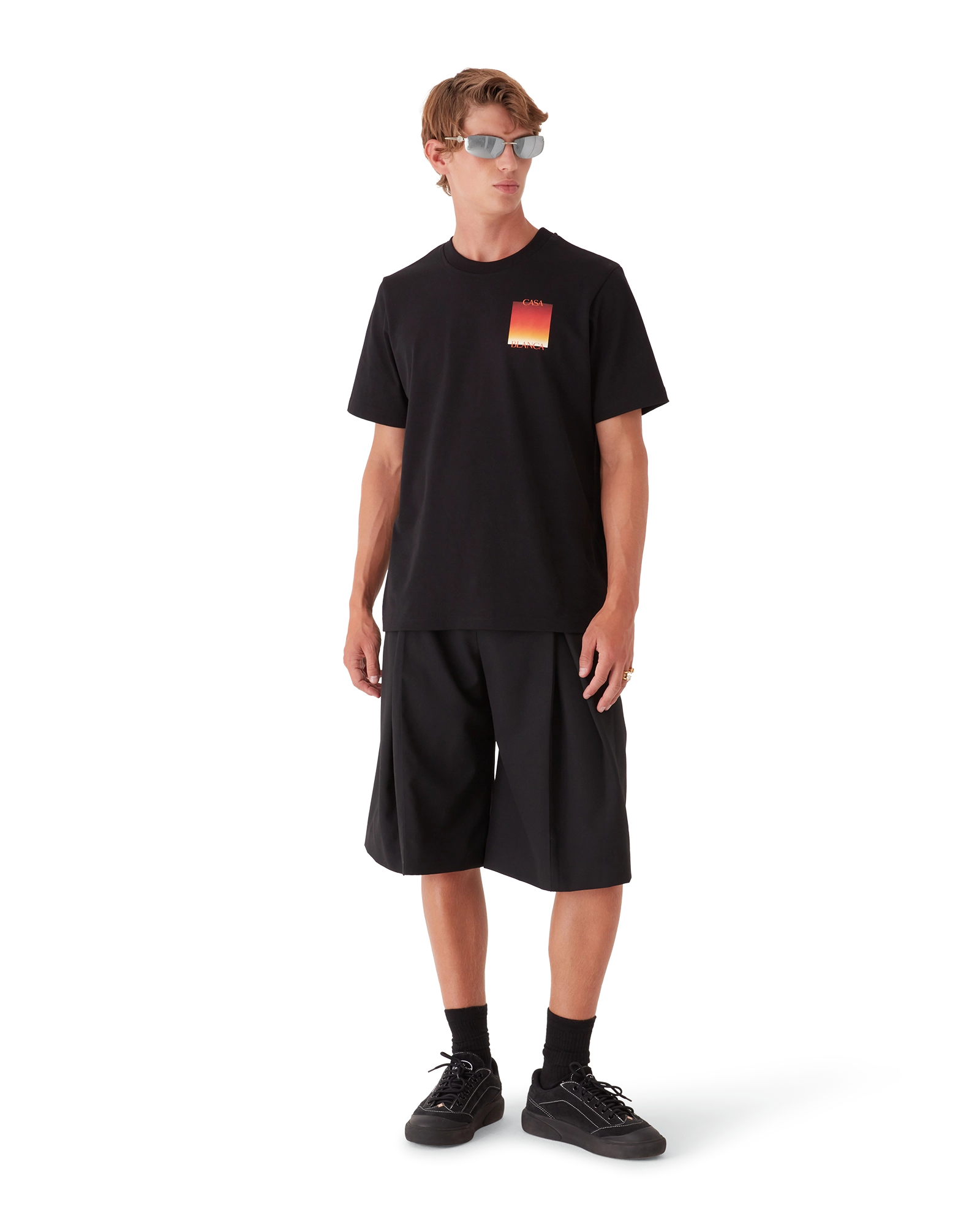 Gradient Square Short Sleeve T-Shirt