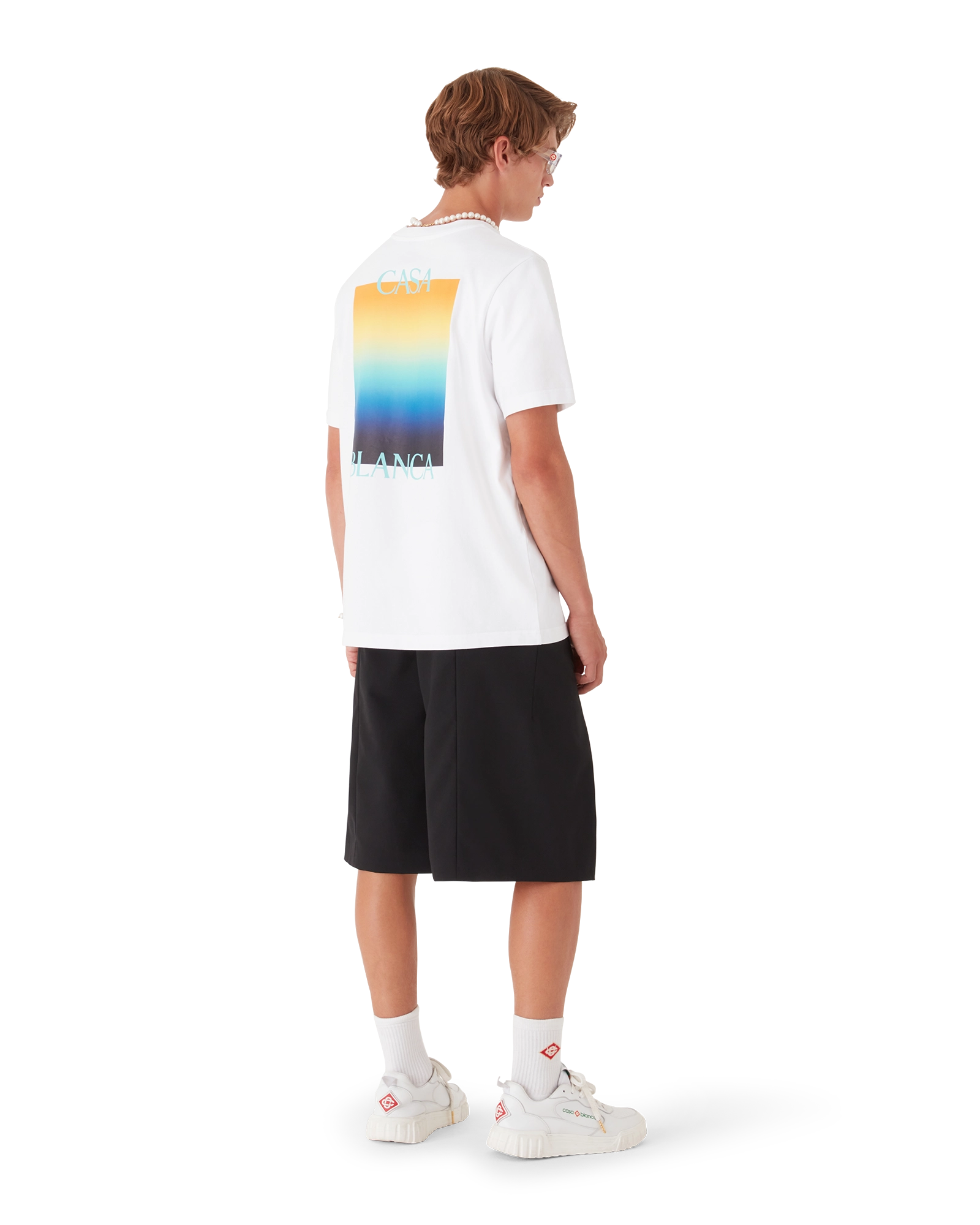 Gradient Square Short Sleeve T-Shirt
