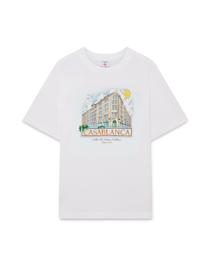 Paris Store Printed Short Sleeve T-Shirt