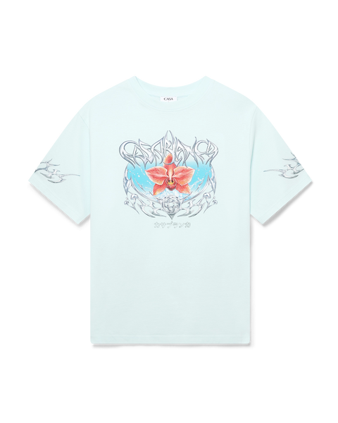 Blades Oversized Short Sleeve T-Shirt | Casablanca Paris Blades Oversized Short Sleeve T-Shirt | Casablanca Paris