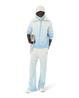 Veste zippée en mohair duveteux Gradient