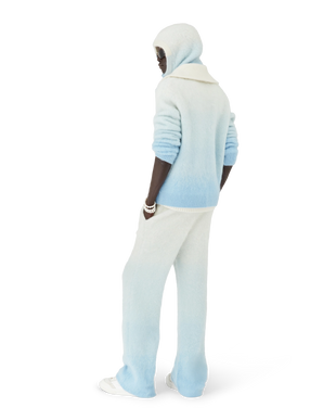 Fluffy Gradient Mohair Trousers