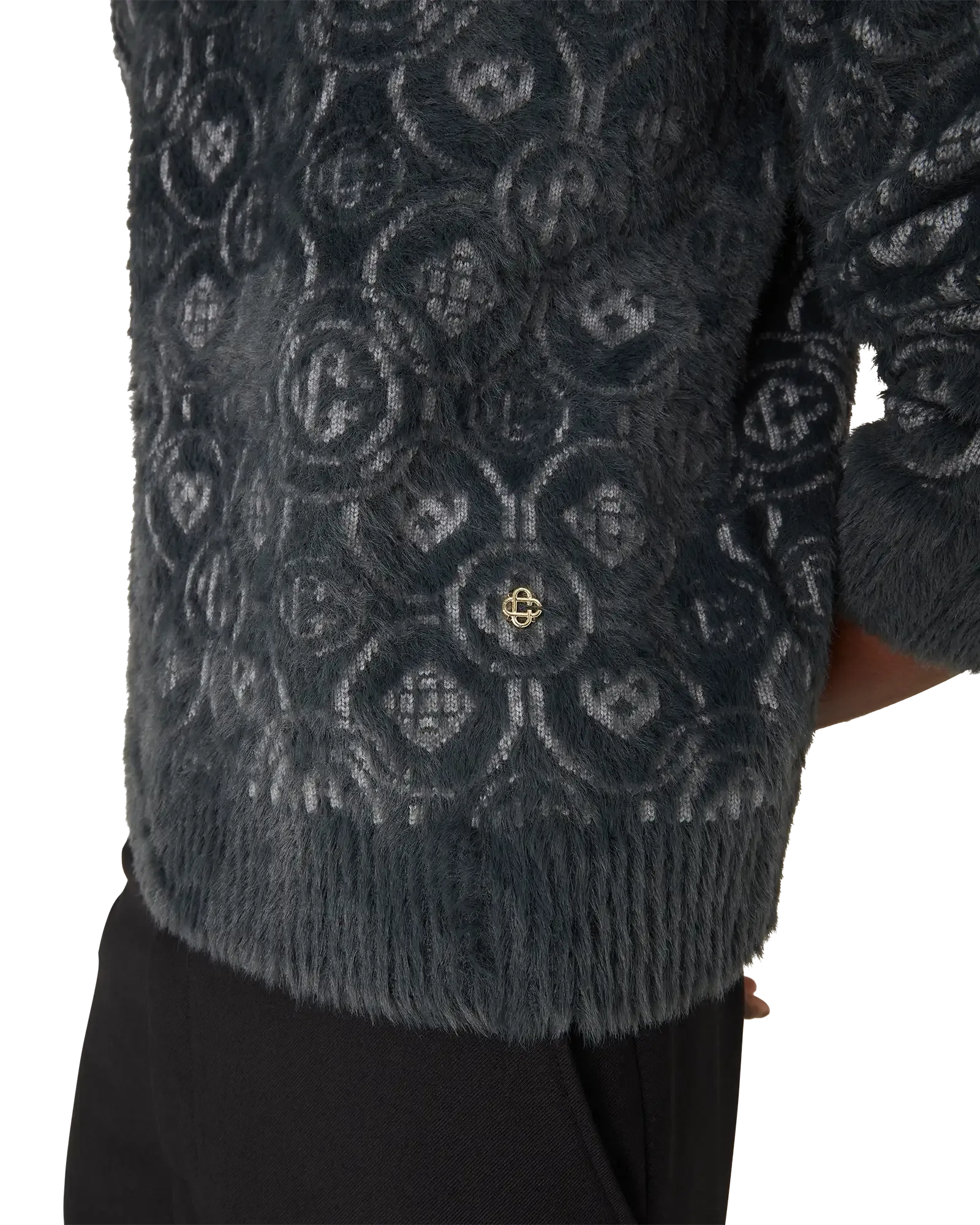 Fluffy Monogram Jumper