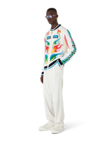 Flame Laurel Cotton Knit Casa Club Jacket