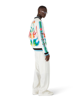 Flame Laurel Cotton Knit Casa Club Jacket