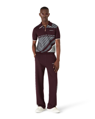 Merino Diagonal Tennis Trousers