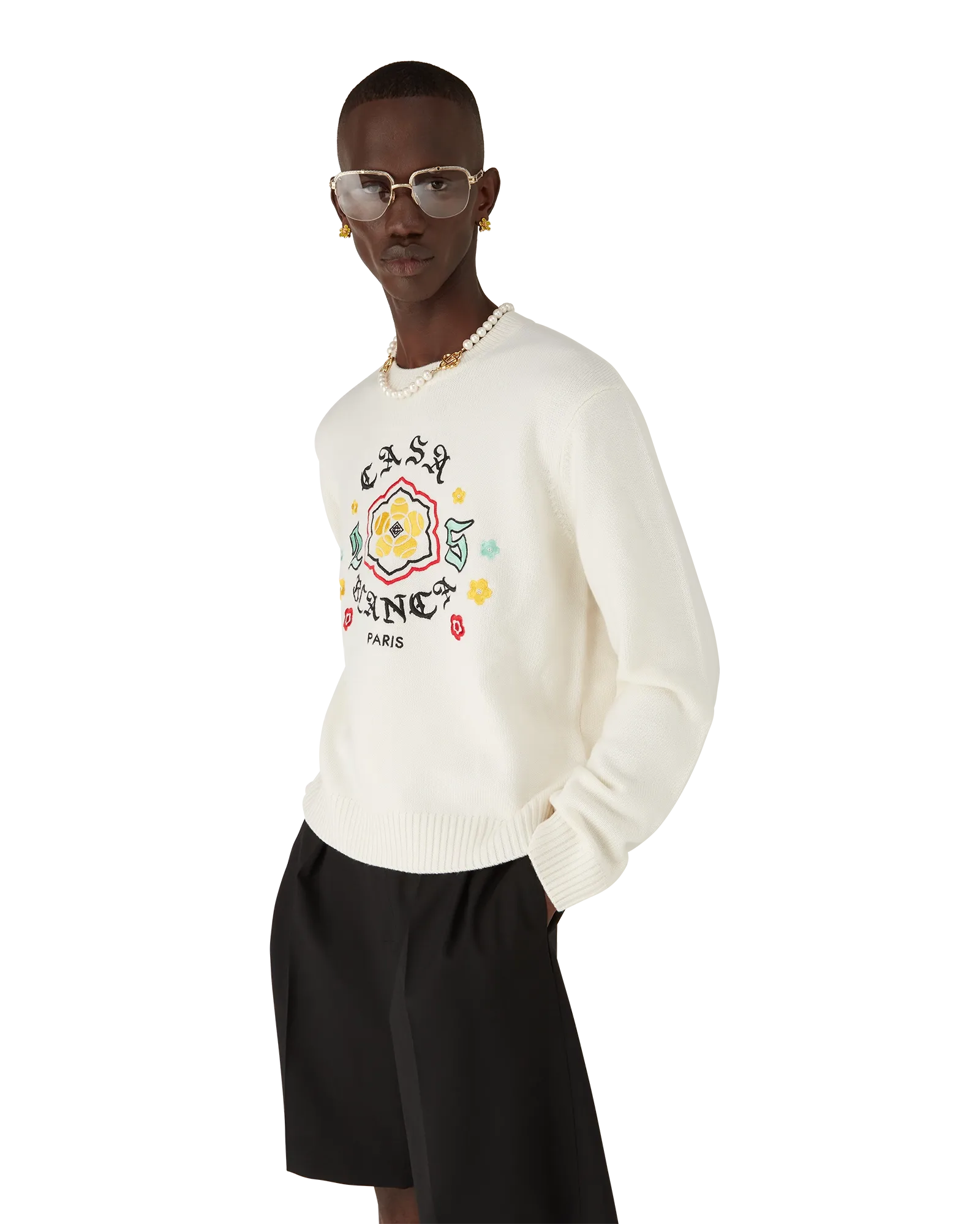 Emblem Merino Knit Crew Neck