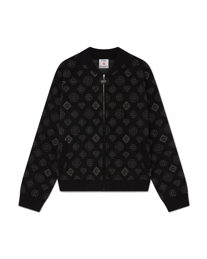 Monogram Jacquard Bomber Jacket