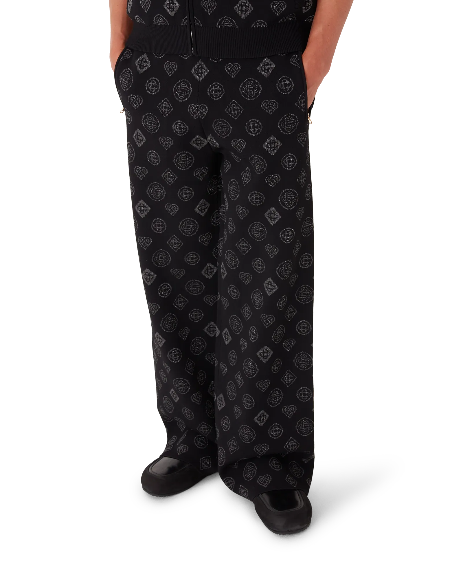 Monogram Jacquard Trousers