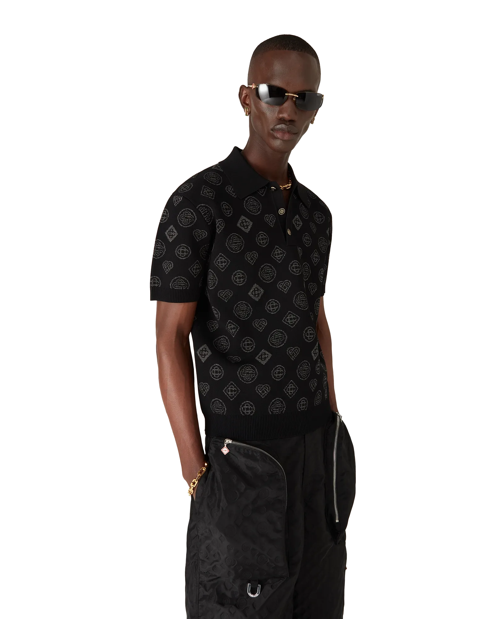 Monogram Jacquard Polo