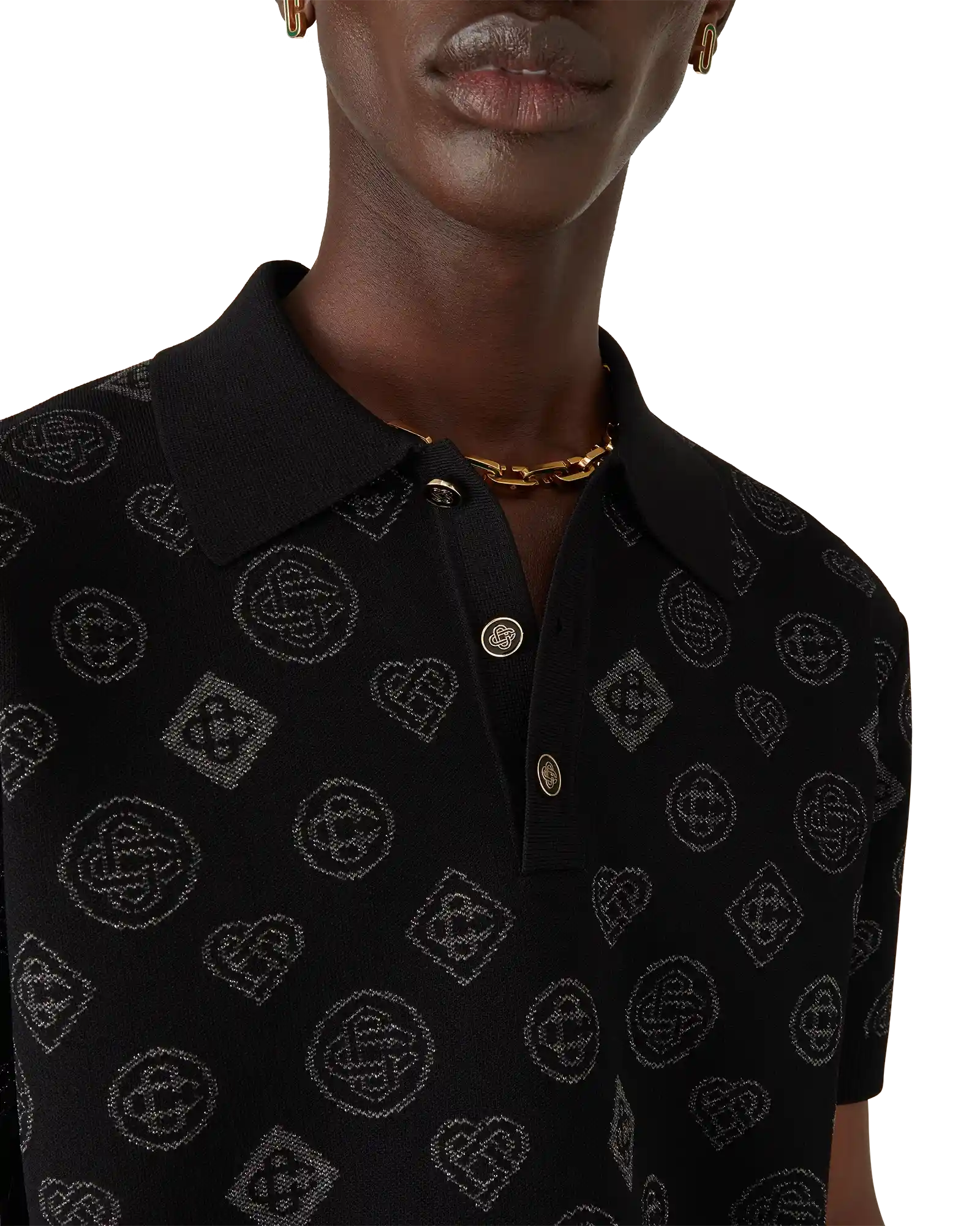 Monogram Jacquard Polo