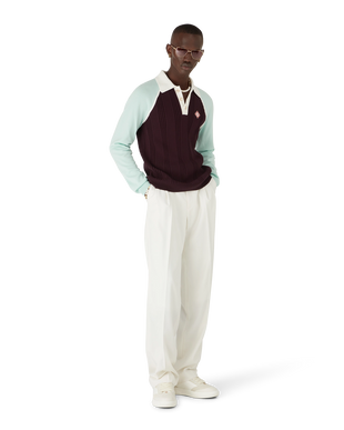 Merino Tennis Long Sleeve Polo