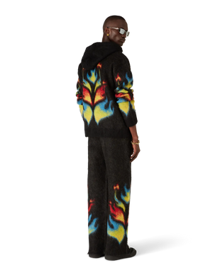 Mohair Flame Laurel Zip Hoodie