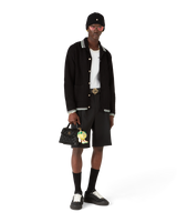 Embroidered Cotton Crochet Long Sleeve Shirt