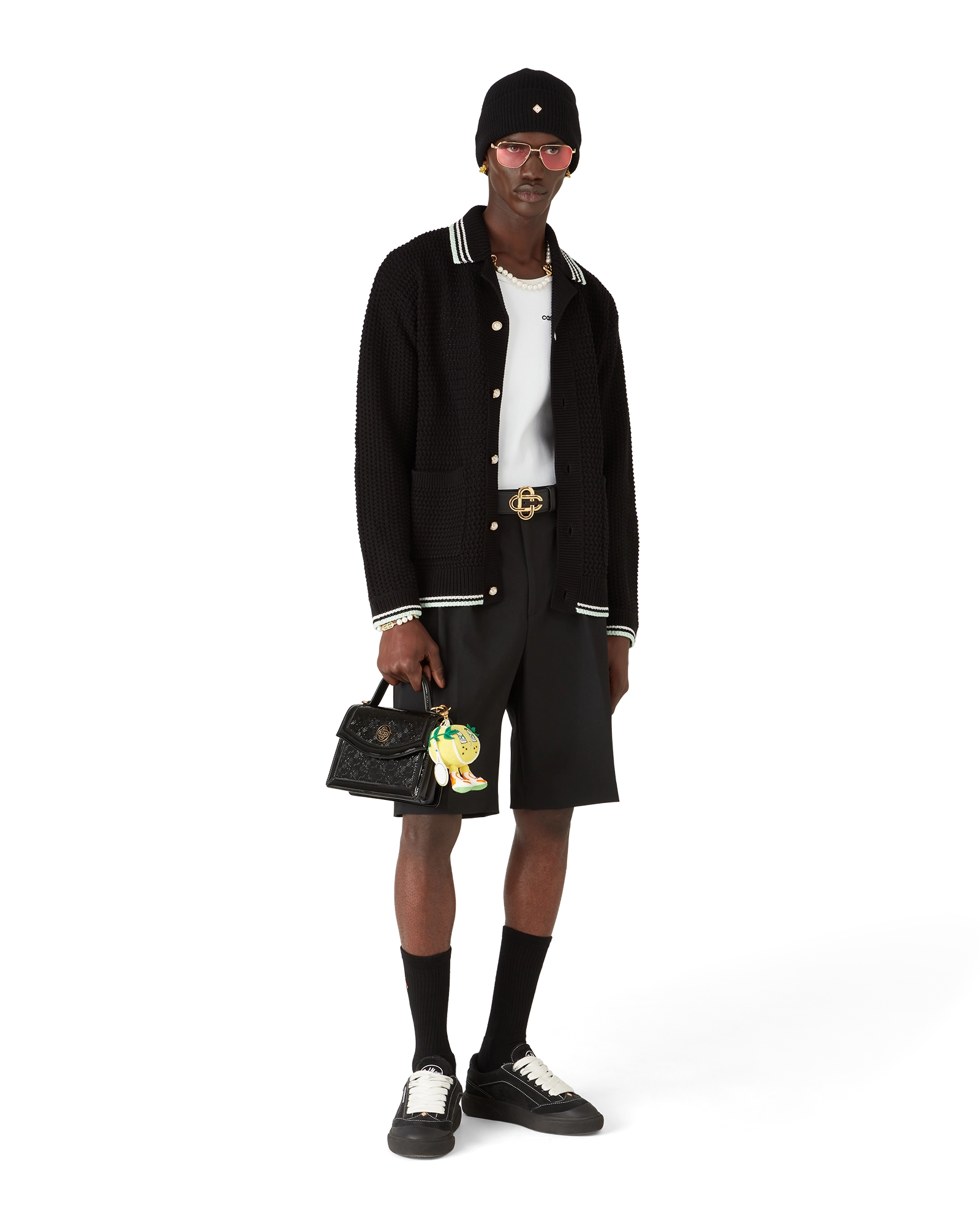 Chemise à manches longues en crochet de coton brodé