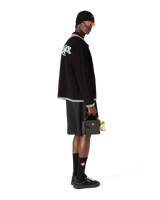 Embroidered Cotton Crochet Long Sleeve Shirt