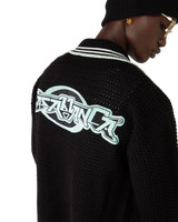 Embroidered Cotton Crochet Long Sleeve Shirt