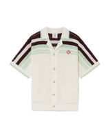 Tennis Cotton Crochet Short Sleeve Shirt