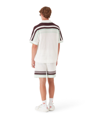 Tennis Cotton Crochet Short Sleeve Shirt
