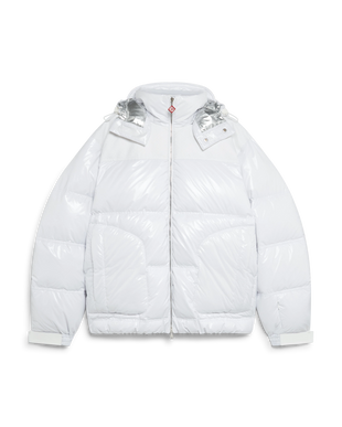 Nylon & Ripstop Down Puffer Jacket