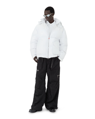 Nylon & Ripstop Down Puffer Jacket