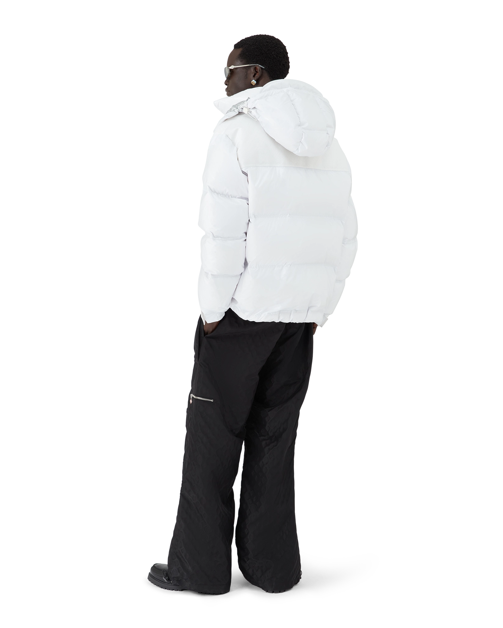 Nylon & Ripstop Down Puffer Jacket