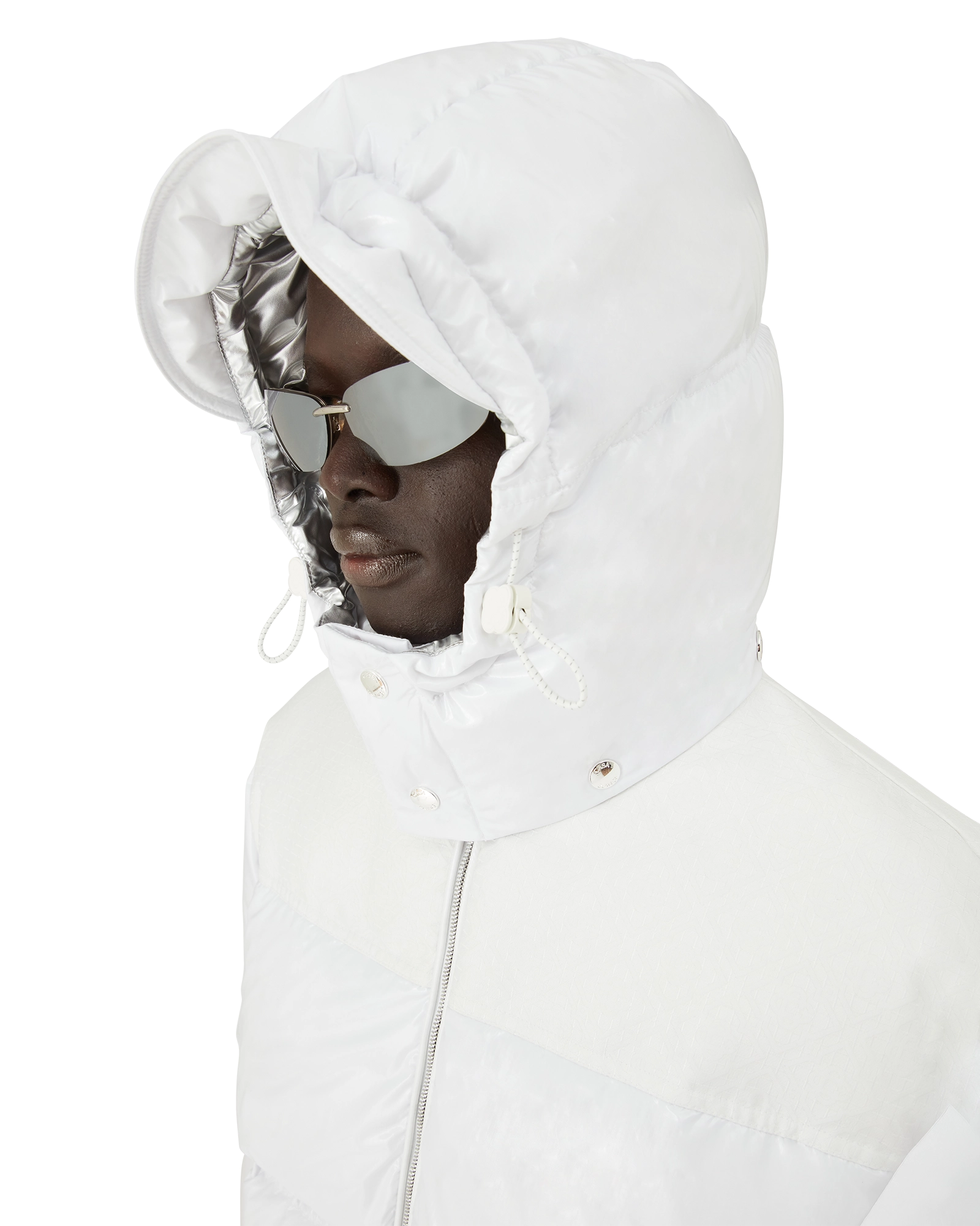 Nylon & Ripstop Down Puffer Jacket