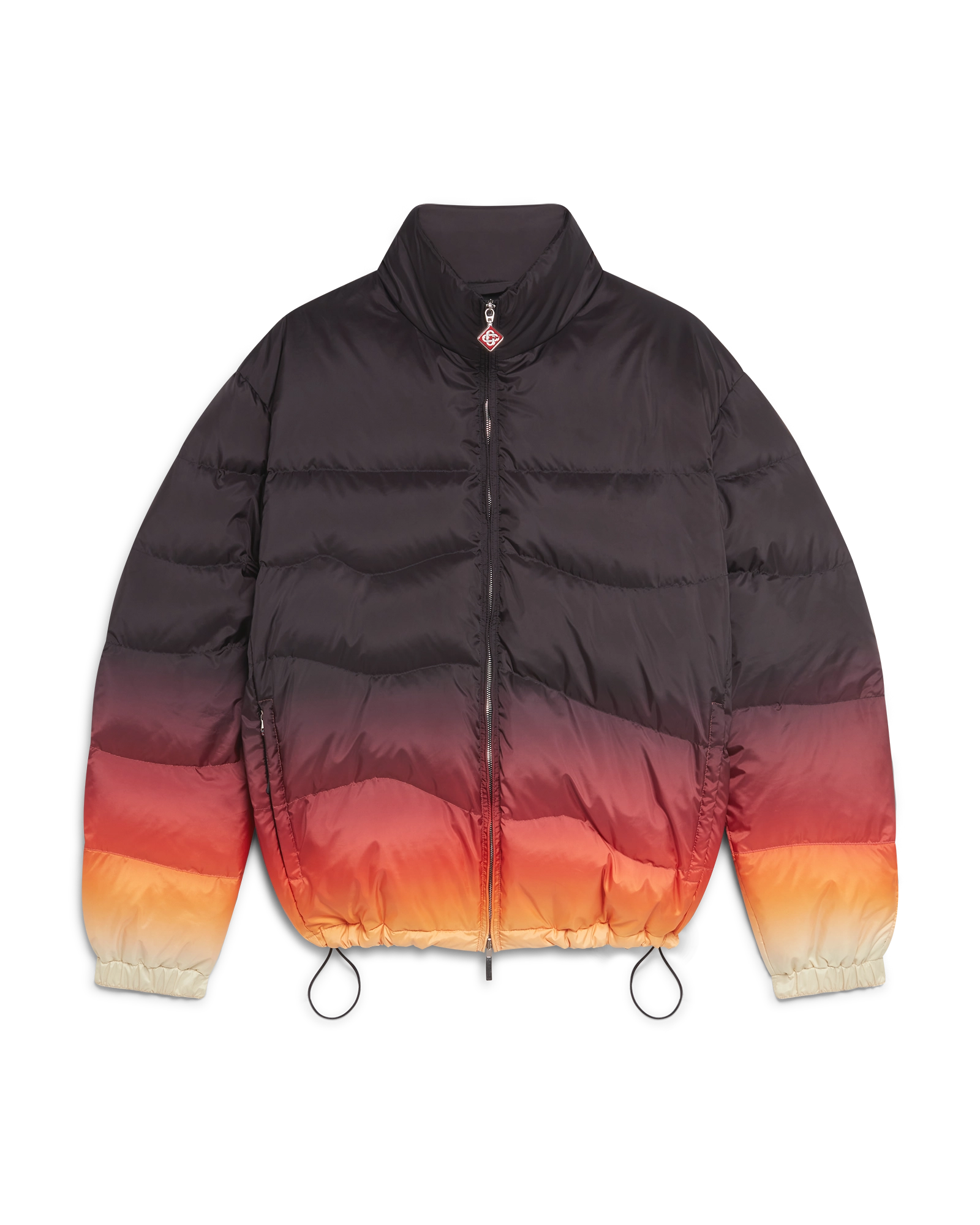 Gradient Quilted Down Puffer Jacket