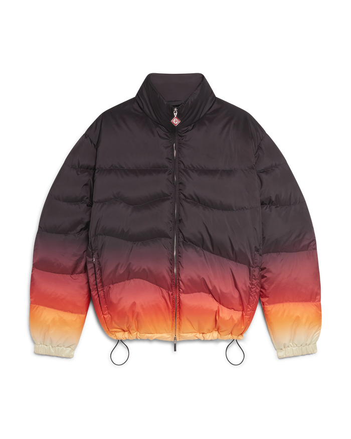 Gradient Quilted Puffer Jacket