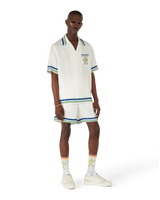 Tennis Mascot Short Sleeve Silk Twill Shirt