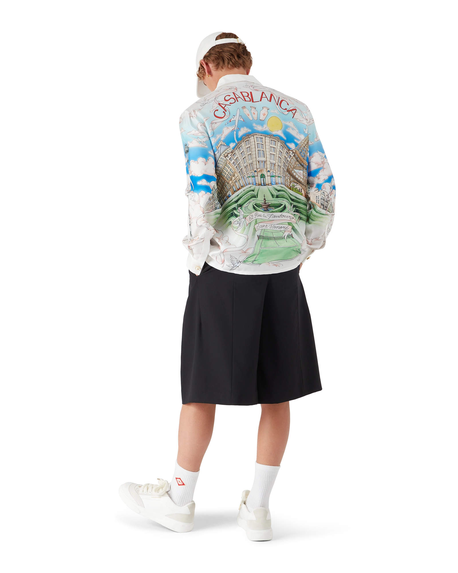 Paris Store Long Sleeve Silk Shirt