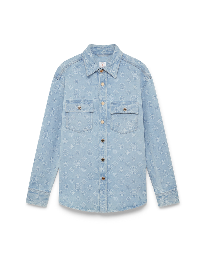 Denim Monogram Shirt