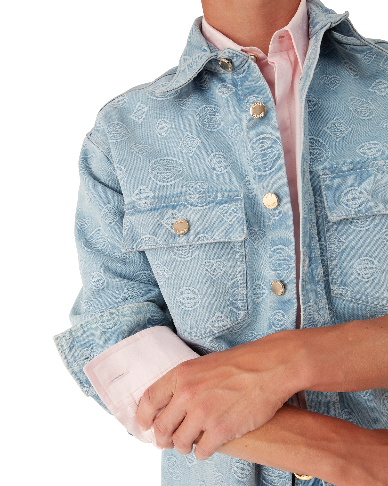 Denim Monogram Shirt