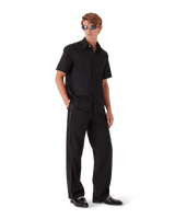 Cotton Monogram Short Sleeve Shirt