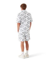 Chemise à manches courtes en jacquard à motifs