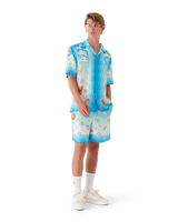 Kawaii Motif Silk Twill Shorts