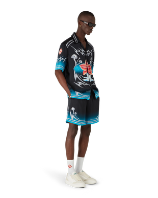 Blades Silk Satin Shorts