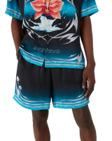 Blades Silk Satin Shorts