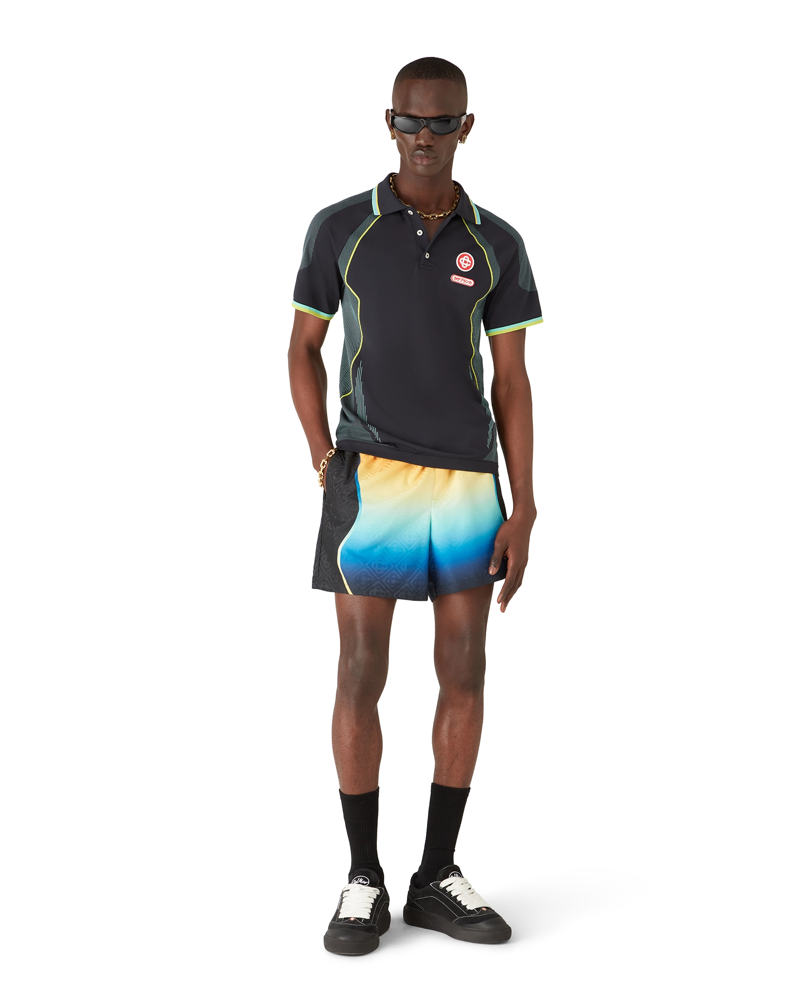 Gradient Jacquard Swim Shorts