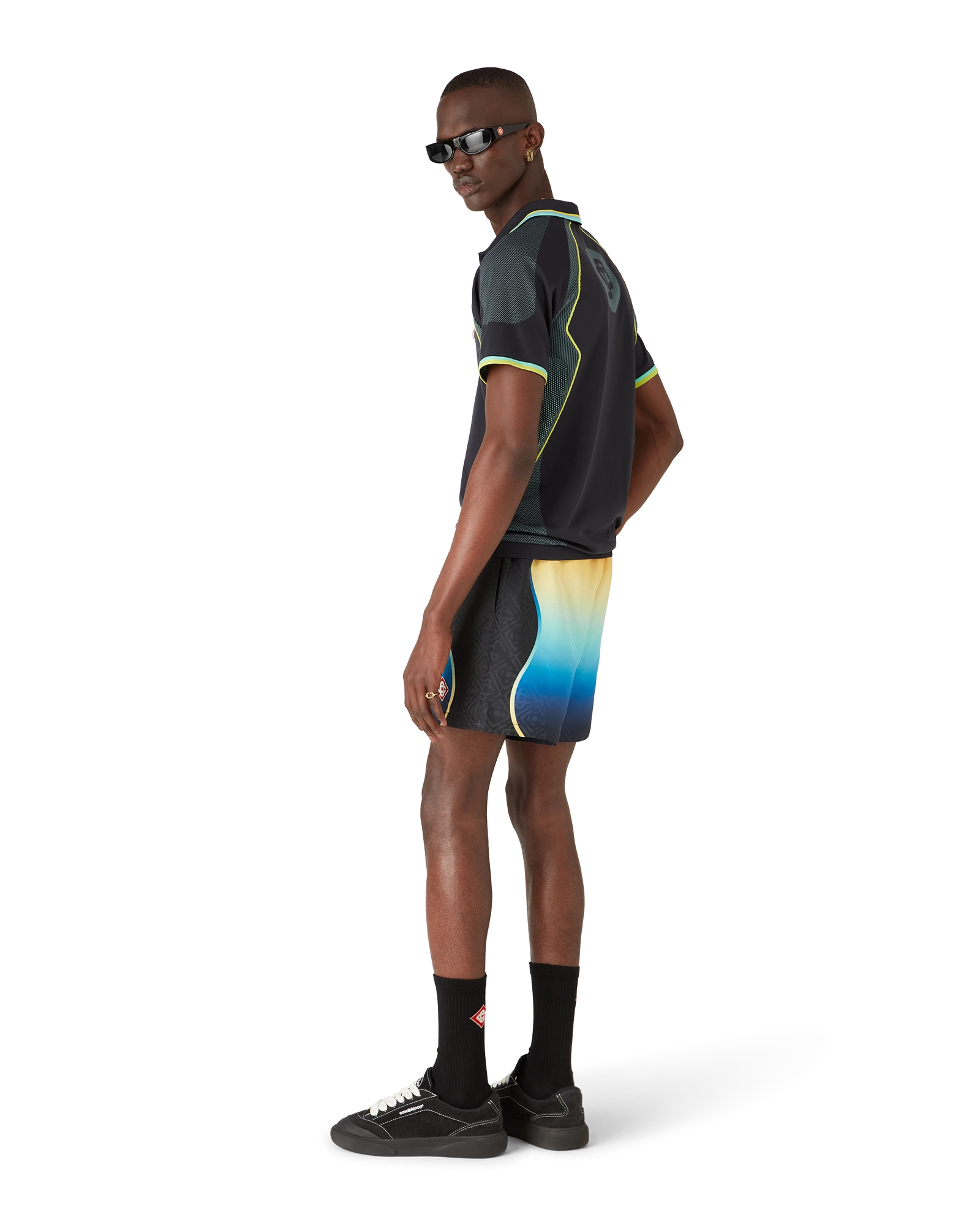 Gradient Jacquard Swim Shorts