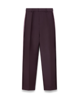Blend Tailored Side Stripe Wool Silk Trousers
