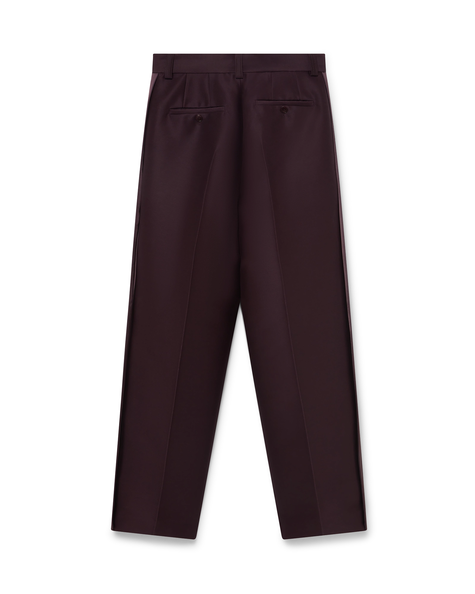 Blend Tailored Side Stripe Wool Silk Trousers