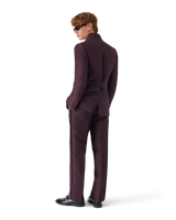 Blend Tailored Side Stripe Wool Silk Trousers