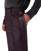 Blend Tailored Side Stripe Wool Silk Trousers
