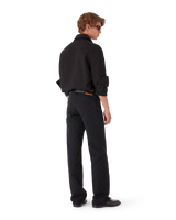 Denim Monogram Straight Leg Jeans