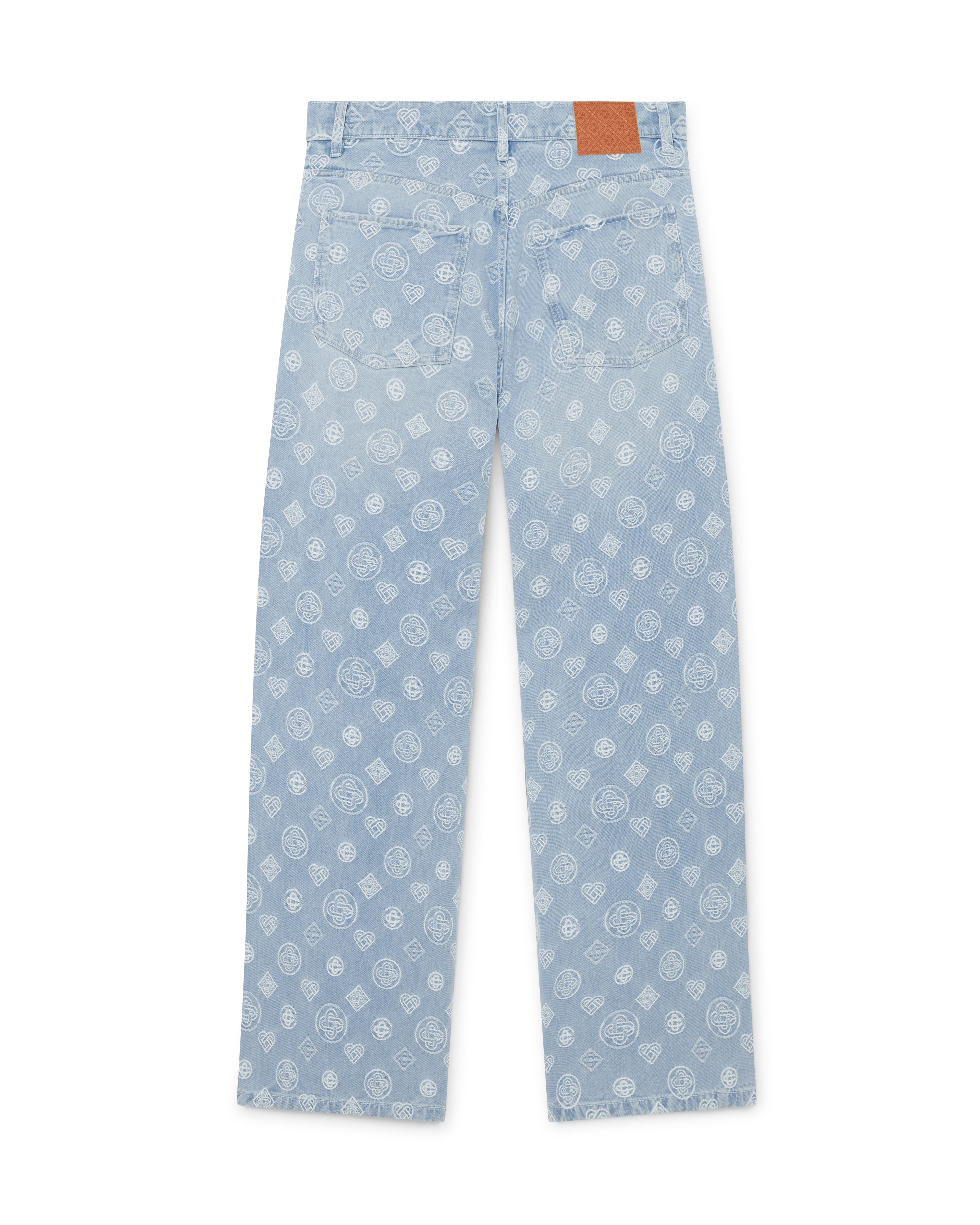 Denim Monogram Relaxed Fit Jeans