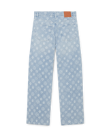 Denim Monogram Relaxed Fit Jeans