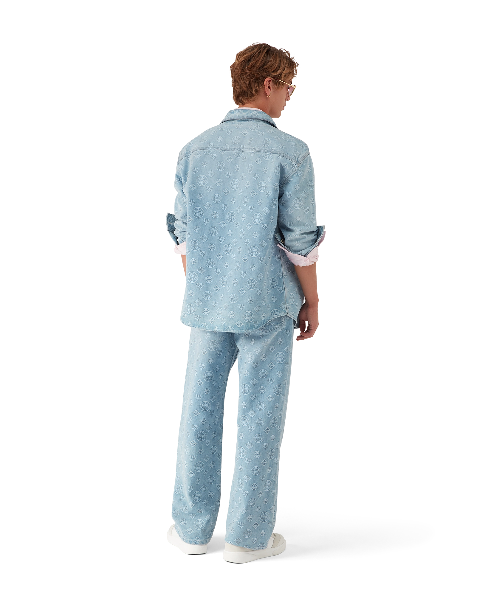 Denim Monogram Relaxed Fit Jeans